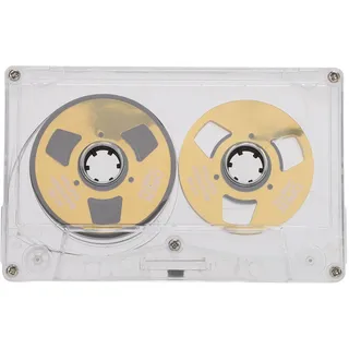 Reel-to-Reel-Leerkassette, Professionelle 50-Minuten-Rohling-Audiokassette für Musikaufnahmen (Gold)