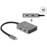 DeLock USB 10 Gbps 4 Port USB Type-C Hub mit USB Type-C Anschluss