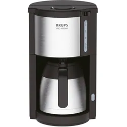 Krups Kaffeemaschine ProAroma Thermo Edelstahl Silber