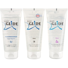 Just Glide Gleitgel-Set 600ml (3x 200ml)