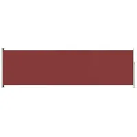 VidaXL Seitenmarkise Ausziehbar 180x600 cm Rot