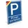 Dreifke Schild Privat Parkplatz 20 x 30 cm Blau