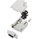 AMPHENOL L17DTZK25+L77SDB25S D-SUB Buchsenleisten-Set 180° Polzahl: 25 Lötkelch 1St.
