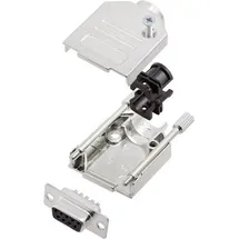 AMPHENOL L17DTZK25+L77SDB25S D-SUB Buchsenleisten-Set 180° Polzahl: 25 Lötkelch 1St.