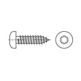 Industrial Quality Supplies Linsenblechschraube ISO 14585 4,8 x 9,5 500 Stück