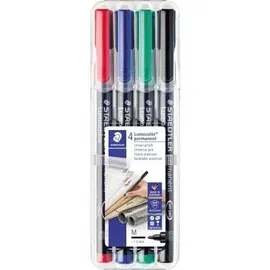 Staedtler Lumocolor 317 Universalstifte 4 St. Schwarz/Mehrfarbig