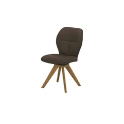 Wohnwert Polsterstuhl  Luisa ¦ braun ¦ Maße (cm): B: 50 H: 90 T: 58.0