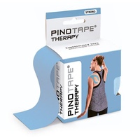 PINOTAPE Pro Therapy - Baumwolle - 5 cm x 5 m- besonders hautverträglich - Kinesiologie - Physio-Tape Kinesio-Tape Sport-Tape (Ice Blue)