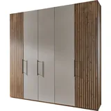 Wiemann Drehtürenschrank WIEMANN "Denver", braun (bianco, eiche, nachbildung), B:246,3cm H:236cm T:58cm, Holzwerkstoff, Schränke, Drehtürenschrank, hochwertige Beschläge
