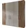 Wiemann Drehtürenschrank WIEMANN "Denver", braun (bianco, eiche, nachbildung), B:246,3cm H:236cm T:58cm, Holzwerkstoff, Schränke, Drehtürenschrank, hochwertige Beschläge
