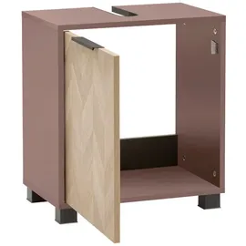 Schildmeyer Waschbeckenunterschrank Piazza 50,3 x 56 x 33 cm Braun