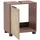 Schildmeyer Waschbeckenunterschrank Piazza 50,3 x 56 x 33 cm Braun