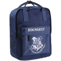 CERDÁ LIFE'S LITTLE MOMENTS Cuadrada Tipo Casual de Harry Potter-Licencia Oficial Warner Bros para Mujer, Azul, Grande-Mochila con el tamaño Ideal para Que lleves Todo ordenado