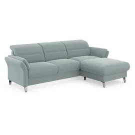 sit&more Ecksofa »Grenoble L-Form mit Federkern«, wahlweise mit Bettfunktion, Bettkasten, Arm- und Kopfteilverstellung