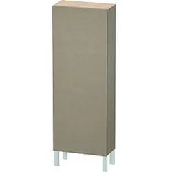 Duravit L-Cube Halbhochschrank LC1169L7575 50x24,3x132cm, Tür links, leinen