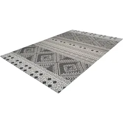Teppich ARTE ESPINA "Yoga 200", grau (taupe, creme), B:160cm H:10mm L:230cm, Polyester, Teppiche, Teppich für Indoor & Outdoor, Fußbodenheizung geeignet, Pflegeleicht