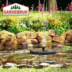 GARDEBRUK® Solar Springbrunnen 7 Effekte 180L/h