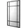 [en.casa] Wandspiegel, Schwarz, Glas, rechteckig 60x90x1.8 cm,
