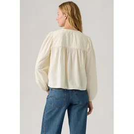 Levi's Levi's® Klassische Bluse JOSEPHINE LS HOLI mit elastischem Bund weiß S (36)