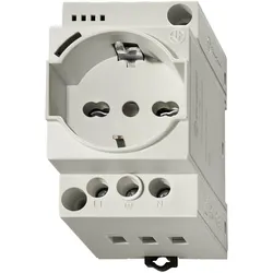 60St. Finder Steckdose grau 7U.00.8.230.0010 m.LED-Anzeige f.Schaltschrank REG
