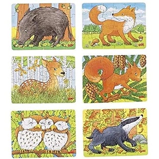 GoKi Minipuzzle Waldtiere