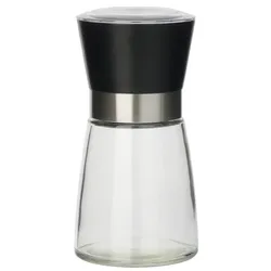 Eva Gewürzmühle aus Glas, mit Keramikmahlwerk 13 cm