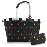 REISENTHEL® Einkaufskorb, Set aus Carrybag & Pocketcase: Stilvolle Eleganz & Organisation schwarz