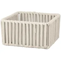 Schöner Wohnen Badkorb Zovo M Aufbewahrung Baumwolle 20 x 20 x 10 cm beige