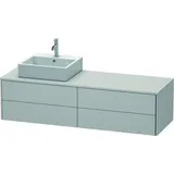 Duravit XSquare Waschtischunterbau wandhängend XS4914, 4 Schubkästen, links, Nordic weiß seidenmatt