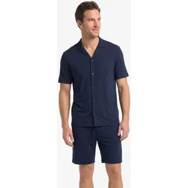Hanro Pyjama Night & Day Blau M
