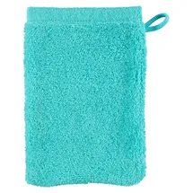 CAWÖ Life Style Uni 7007 Waschhandschuh 16 x 22 cm türkis