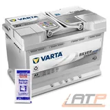 VARTA AUTOBATTERIE 12V 70Ah STARTERBATTERIE 760A xEV A7 INKL 10g BATTERIEPOLFETT