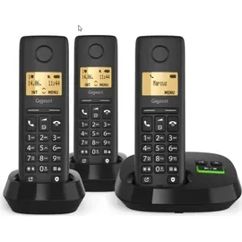 Gigaset Pure 100 AM Trio schwarz