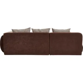 INOSIGN Ecksofa »Imola elegant und bequem, aktuelle Steppung im Sitz, L-Form«, wahlweise mit Bettfunktion