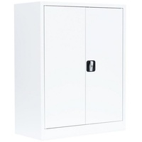 Steelboxx Mehrzweckschrank ClassiX Flügeltürenschrank, 1000 x 800 x 380 mm (1-St) komplett montiert und verschweißt, kein Aufbau notwendig weiß