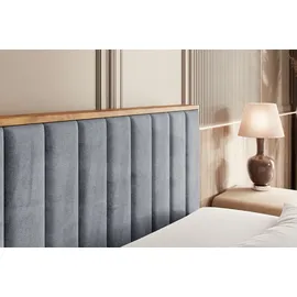 altdecor Boxbett 120 x 200 cm H3 Grau