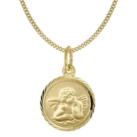 Acalee 50-1020 Halskette mit Schutzengel Gold 333/8K Kinderschmuck, 42 cm