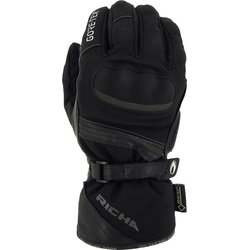 Richa Diana Gore-Tex wasserdichte Damen Motorrad Handschuhe, schwarz, Größe M