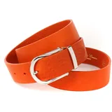 Anthoni Crown Damengürtel Leder 85 orange