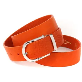 Anthoni Crown Damengürtel Leder 85 orange