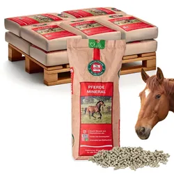 Salvana Pferdemineral 10x25kg - Mineralfutter-Pellets für Pferde