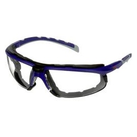 3M S2001SGAF-BGR-F Schutzbrille/Sicherheitsbrille Kunststoff Blau, Grau