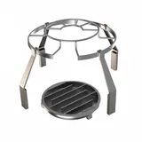 Monolith Räucherbox 34 x 34 cm grau