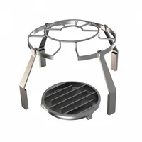 Monolith Räucherbox 34 x 34 cm grau