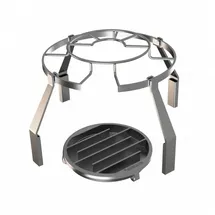 Monolith Räucherbox 34 x 34 cm grau