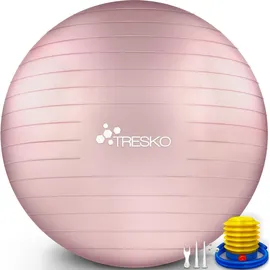 TRESKO Gymnastikball Rosa 65 cm
