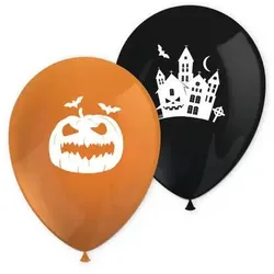 Ballon 28 cm 8 Stück - Halloween