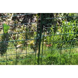 HC Garten & Freizeit 11tlg. Teichzaun Oberbogen, ca. 390 x 78,5 cm - Dunkelgrün