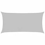 vidaXL Sonnensegel Hellgrau 3,5x2 m 100% Polyester Oxford
