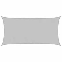 vidaXL Sonnensegel Hellgrau 3,5x2 m 100% Polyester Oxford